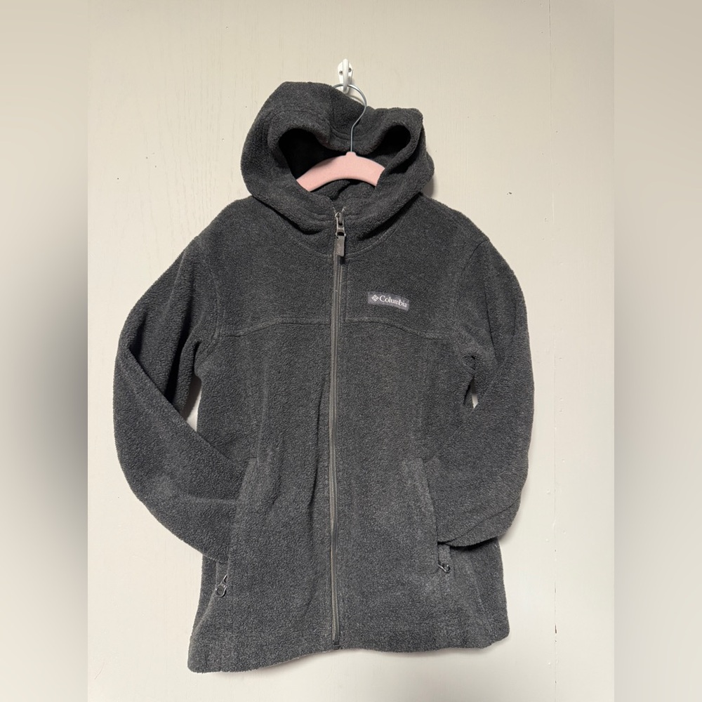 Columbia Kids XS Charcoal Fleece Hoodie